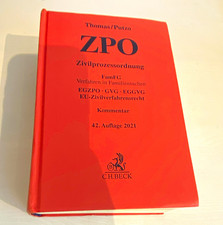 C.H.BECK ZPO Zivilprozessordnung Thomas/Putzo...