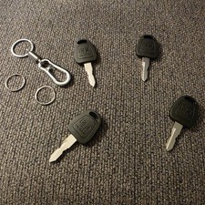 Replacement Golf Cart Keys,Ignition Key for Club Car DS 1982-Up 4 Keys 
