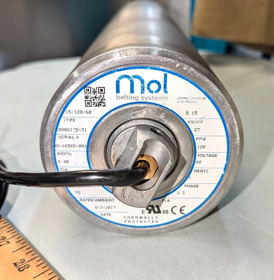 Motor de tambor de soporte de rodillos transportadores de banda MOL Foto 2 de 4