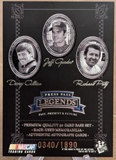 2005 Press Pass Legends Silver 340/1890 Jeff Gordon Richard Petty Davey Allison