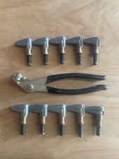 Cleco Clamps Skin Pins Aviation Sheet Metal Tools Kwik-loc Clamps 1” & Pliers