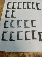 Vintage Osborne  - Woodworkers Steel Pinch Dogs.  2" 7pcs, 2 1/2" 2 pcs, 3" 7pcs