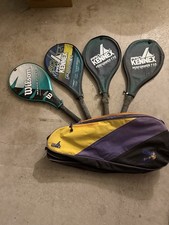 Wilson and Pro Kennex Tennis Rackets with Racket Bag.