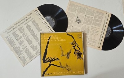 BRAHMS Complete String Quartets Haydn 2 LP Vinyl Budapest String BOX SET