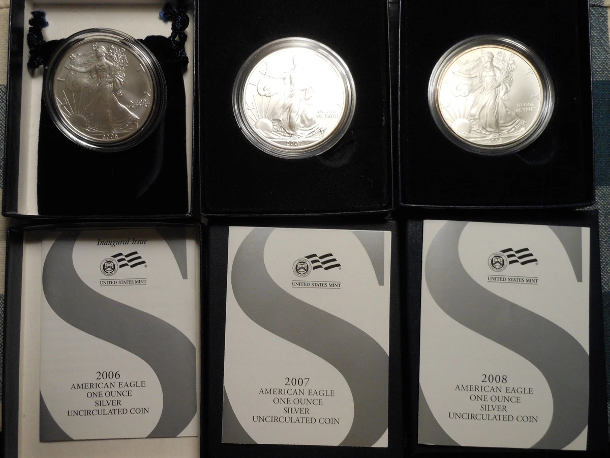 American Eagle Uncertified 2006 Silver Bullion Coins for sale | eBay
