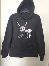 Drake For All The Dogs Album Hoodie - Size S Adult Black Pullover Sweatshirt