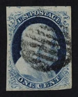 CKStamps: US Stamps Collection Scott#9 1c Franklin Used CV$95