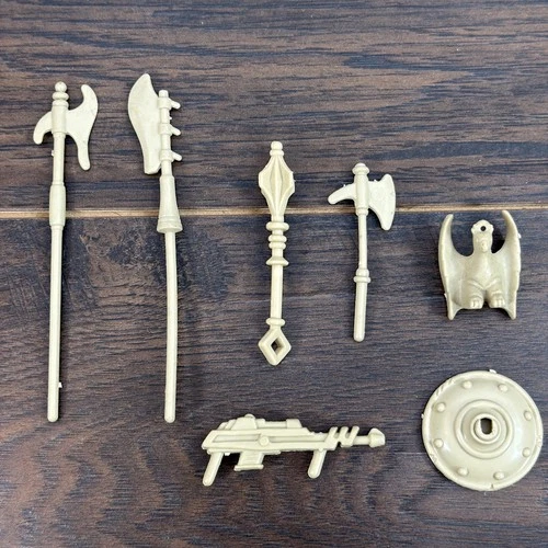 MOTU Vintage 1981 Castle Grayskull Parts Lot Weapons He-Man Masters Universe