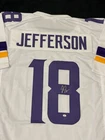 Justin Jefferson Minnesota Vikings Signed Football Jersey COA