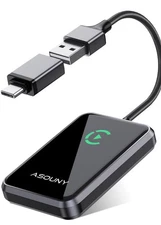 Wireless CarPlay Adapter Asouny USB Wired to Wireless iPhone Auto Plug & Play