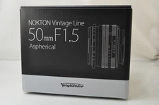 [NEW]Voigtlander NOKTON Vintage Line 50mm F1.5 Aspherical II Black MC VM Lens