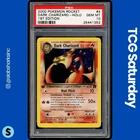 2000 POKEMON TEAM ROCKET FIRST EDITION #4/82 DARK CHARIZARD HOLO RARE PSA 10