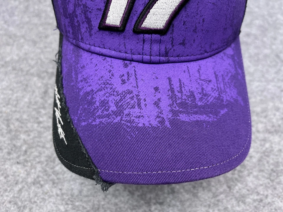 #17 Matt Kenseth Sombrero Gorra Correa Trasera Hombres Talla Única Púrpura Algodón Nascar Envejecido Foto 3 de 4