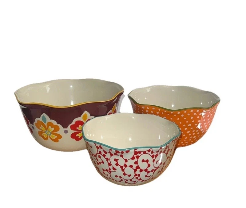 Pioneer Woman Flea Market Nesting Mixing Bowls