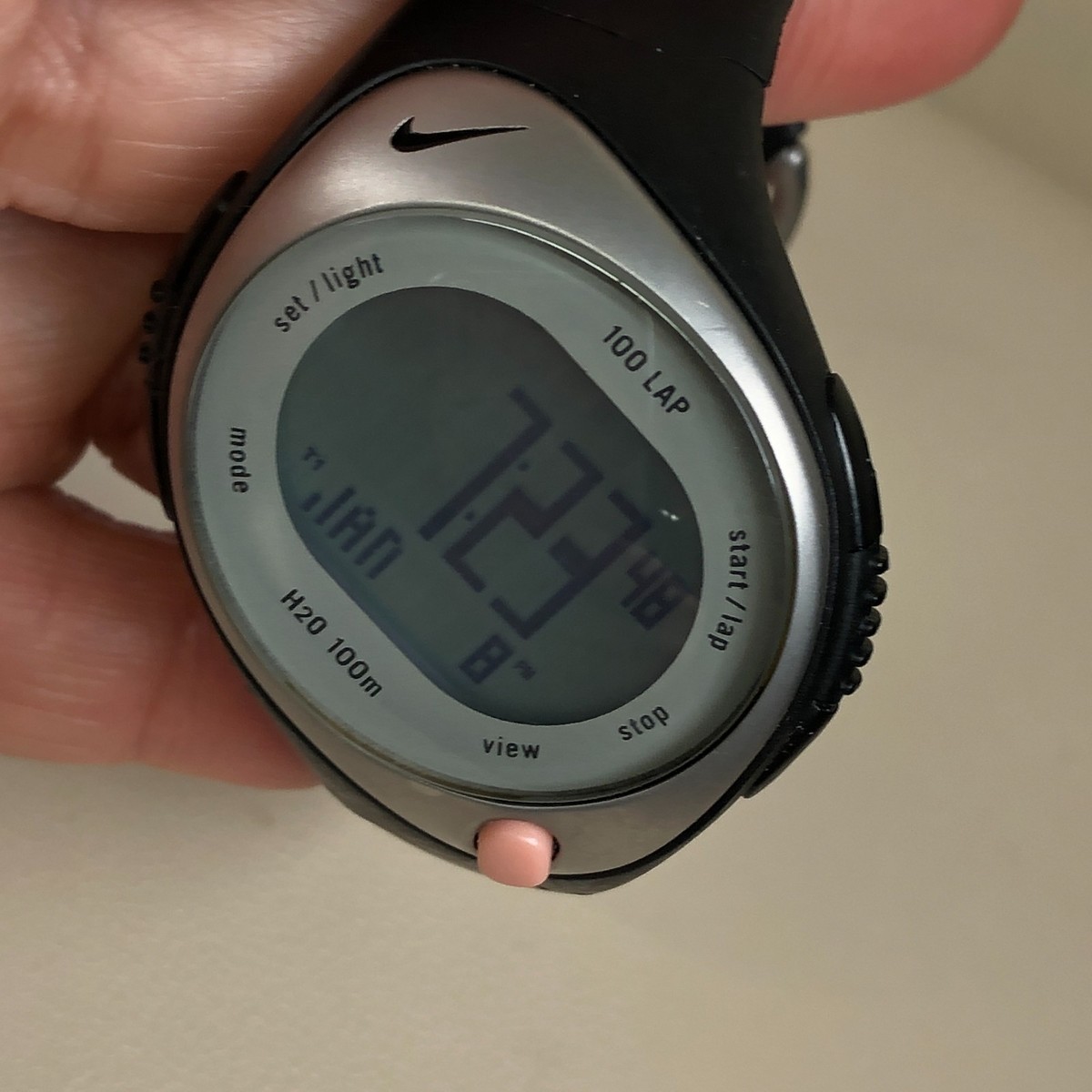 Nike Bowerman Women WR0126 Sport 100 Lap Silicone Quartz Analog