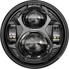 Round LED Headlight 51W Compatible Harley Dyna Sportster Softail