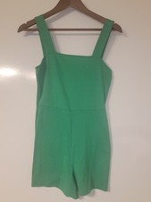 Zara Trafaluc Short Romper Womens Small Green Collection's Season 2.5" Inseam