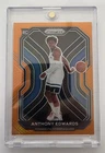 2020-21 Panini Prizm #258 Anthony Edwards True Orange Prizm RC Rookie #33/49