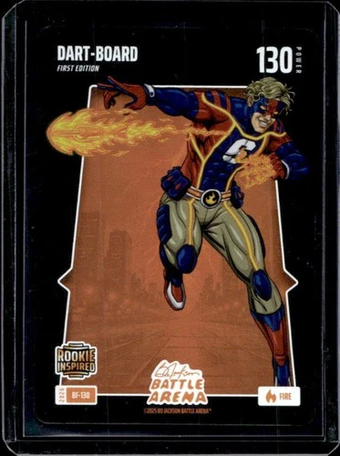 2025 Bo Jackson Battle Arena Jaxson Dart Dart-Board Fire RC #BF-130