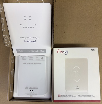 #ad Mysa Smart Thermostat BB V2 0 Electric Baseboard Heaters OPEN BOX FREE SHIP $74.99