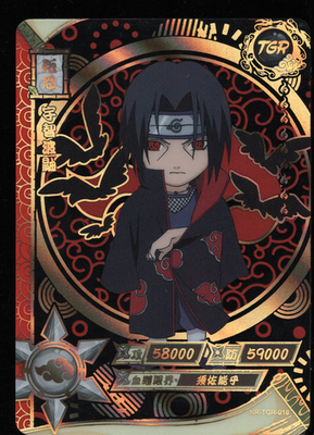Clear Acetate Chibi Itachi Uchiha | NR-TGR-018 | Naruto Kayou Card