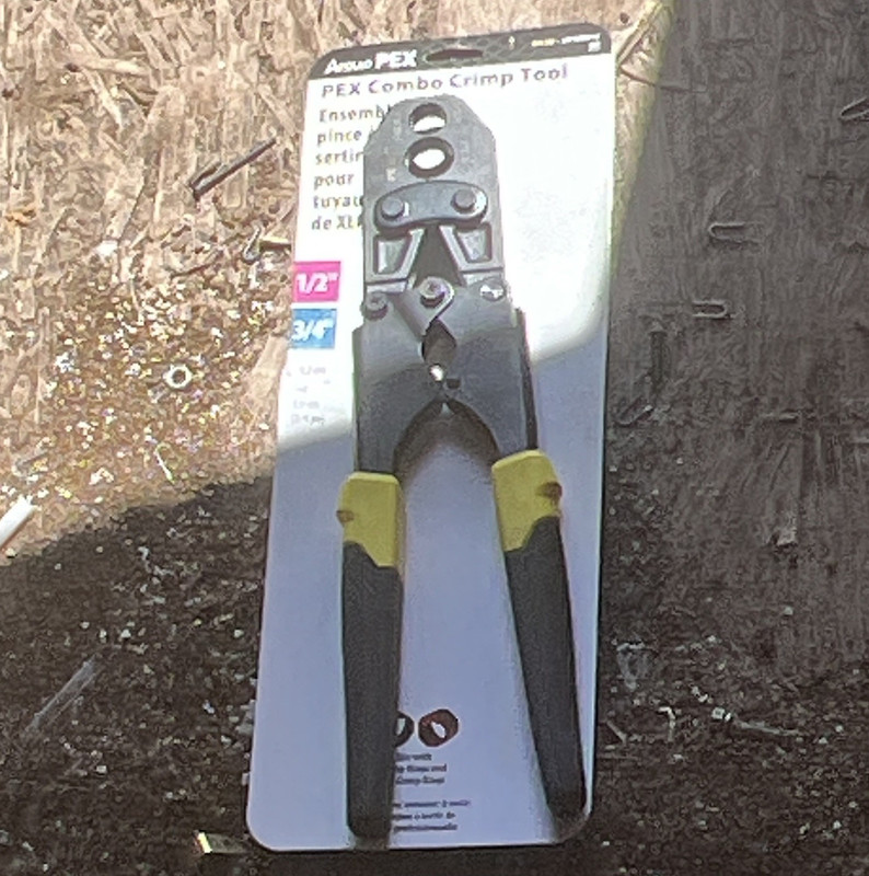 Apollo PEX Combo Crimping Tool for PEX 1/2 in & 3/4 in Clamp Sizes