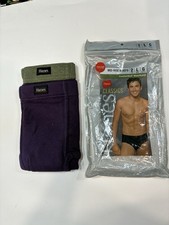 New Vintage Hanes Men's Classics 2 Pack Mid Rise Briefs Underwear