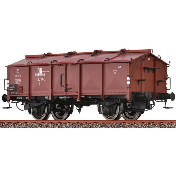 Brawa 50554 Klappdeckelwagen K, Dr Brit-Us-Zone, Ep.Iii H0 + Neu-image