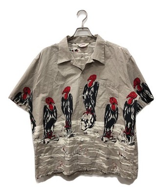 Star OF HOLLYWOOD COTTON TYPEWRITER OPEN SHIRT  CONDOR  XXL Beige Men SH39311