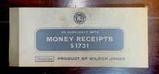 Vintage Wilson Jones Money Receipts 50 Duplicate Sets  Unused S1731