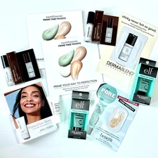 NEW LOT of 15 Primer Hourglass BareMinerals DermaBlend Iredale ELF Sample Travel