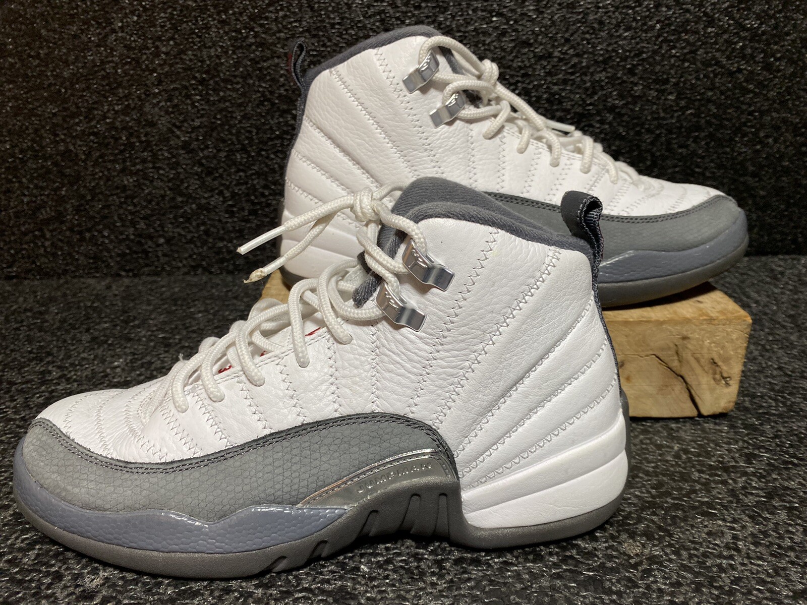 air jordan 12 retro gs dark grey