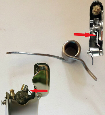 New Main Spring for Vintage Thorens Single Claw Lighter -Heavy Duty Better Spark
