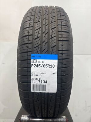 1 Used Kumho Solus KL 21 P245/65R18 2456518 245/65/18 110 H - 10/32