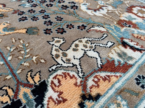 9x12 HANDMADE WOOL RUG HAND-KNOTTED ORIENTAL NEW handwoven big carpet beige - Picture 15 of 18