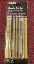 General Tool Co Tool Steel Needle File Set w/ Aluminum Handle New