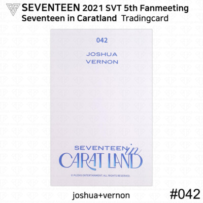 2021 SVT 5th Fan Meeting SEVENTEEN in Caratland Trading Card