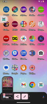 Android Phone With Tic Toc