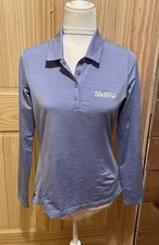 Adidas Golf Long Sleeve Polo Active Violet Size Small EUC