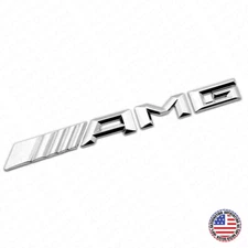 15-16 New AMG Rear Trunk Letter Emblem Logo Badge Decoration Sport OEM Chrome