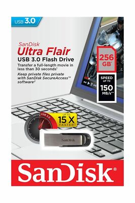 SanDisk Cruzer Ultra Flair CZ73 USB 3.0 – Lotto Disponibile 16GB, 32GB, 64GB, 128GB, 256GB, 512GB