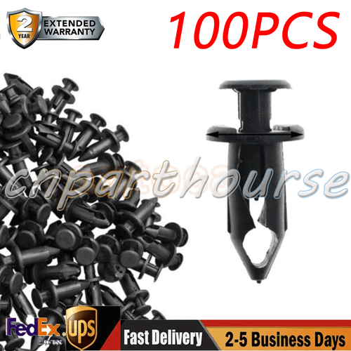 100x Fender Clips Body Rivets Push Pin for ATV HONDA TRX300EX 450R Rancher - Picture 1 of 7