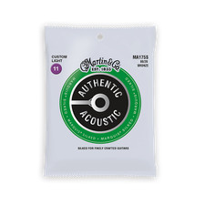 Martin MA175S Marquis Silked Acoustic Guitar Strings Bronze Custom Light 11-52