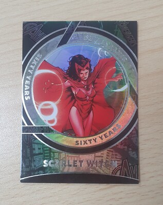 SCARLET WITCH CC-46 Marvel Finding Unicorn Avengers 60th Anniversary Black Foil