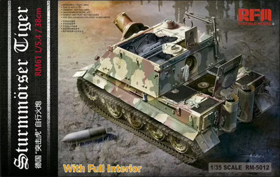 Ryefield Models 1/35 German Sturmmorser Tiger w/ Full Interior 5012