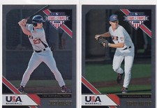 LOT (2) JACK BULGER HALTER - 2020 PANINI STARS STRIPES USA BASEBALL RC H3808