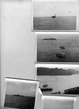 ORIGINAL VINTAGE PHOTOS LOT: Military Ships Carriers Boats at Sea 40s 40's