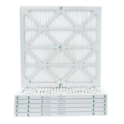1" Inch Glasfloss ZL MERV 10 Pleated Air Filters for AC & Furnace. Case of 12