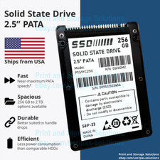 PATA/IDE 44-Pin Solid State Drive SSD 2.5" Inch 256GB For Older Laptops