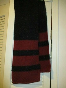 WOOL SCARF, COUNTRY ROAD CLOTHING, 8"W, 66" L